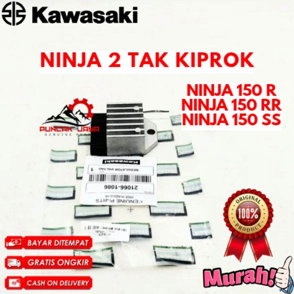 KIPROK ORIGINAL KAWASAKI KODE NINJA 2 TAK, KIPROK NINJA 150 R, KIPROK NINJA 150 RR, KIPROK 150 SS