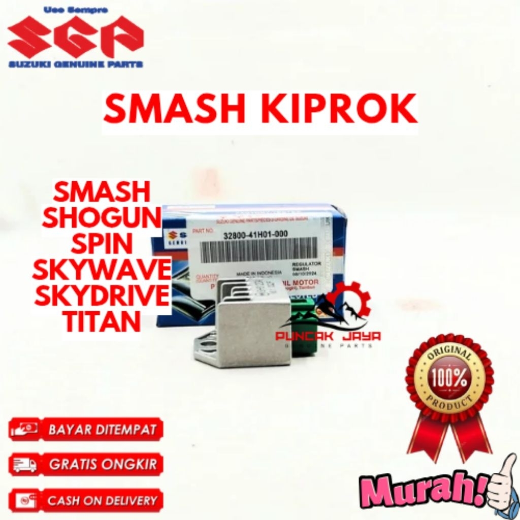KIPROK ORIGINAL SUZUKI KODE SMASH, KIPROK SMASH, KIPROK SHOGUN, KIPROK SPIN, KIPROK SKYWAVE, KIPROK 