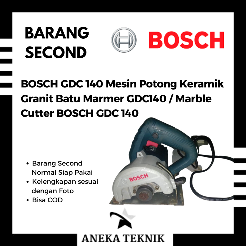 BOSCH GDC 140 Mesin Potong Keramik Granit Batu Marmer GDC140 / Marble Cutter BOSCH GDC 140