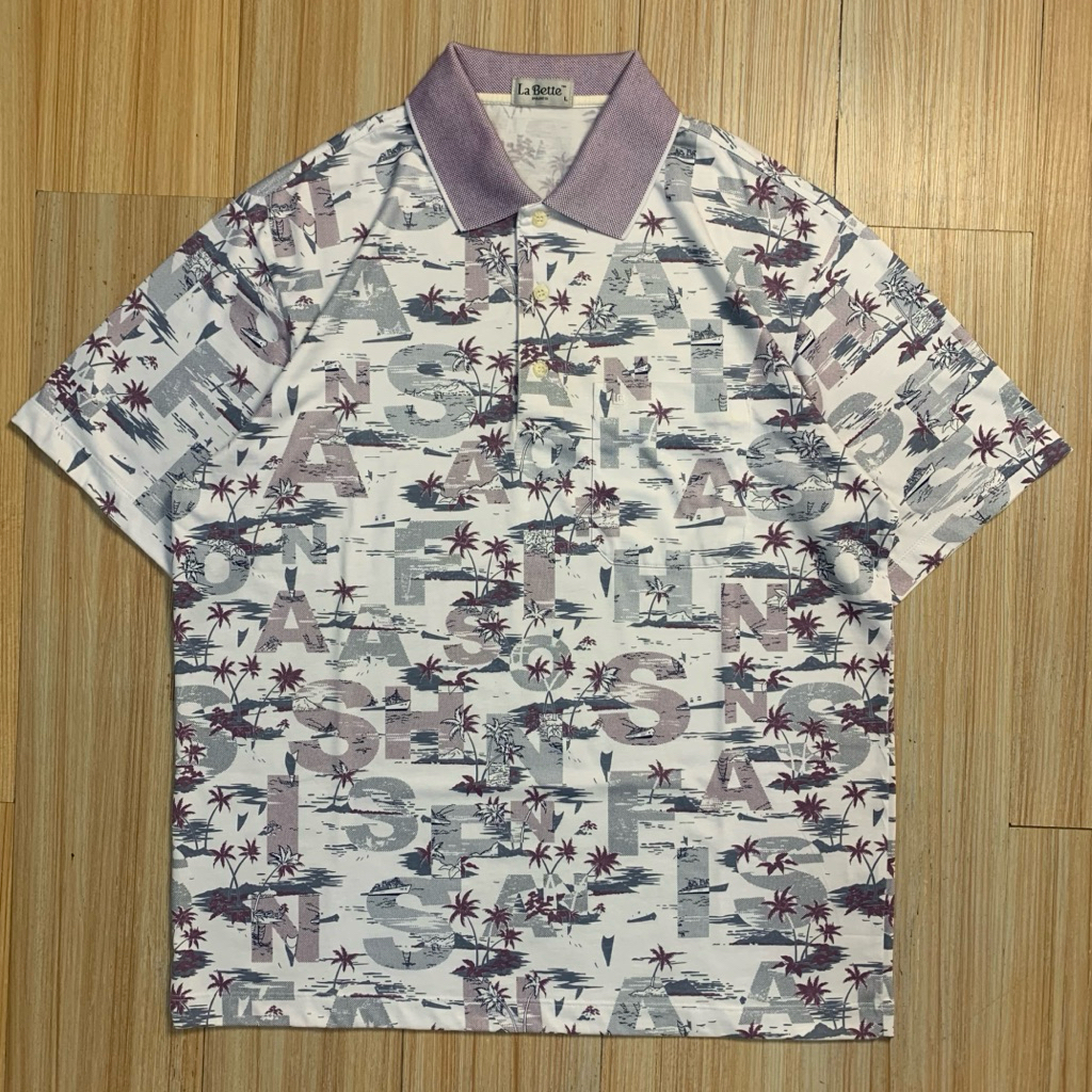 T-shirt kerah LA BETTE PARIS Cakep bgt LIKE NEW (L)