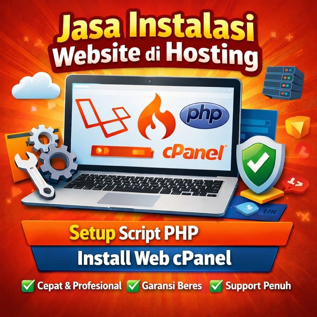 Jasa instalasi web / PHP di hosting server
