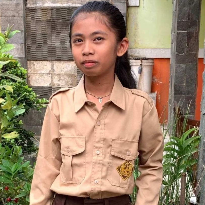 Baju Pramuka Penggalang Panjang / Seragam Sekolah / Coklat Susu / Kopi Susu / Kain Oxford / Merk Don