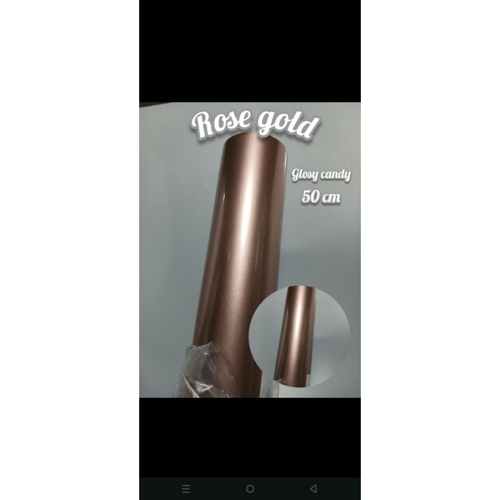 (ROLL) stiker/skotlet glossy candy