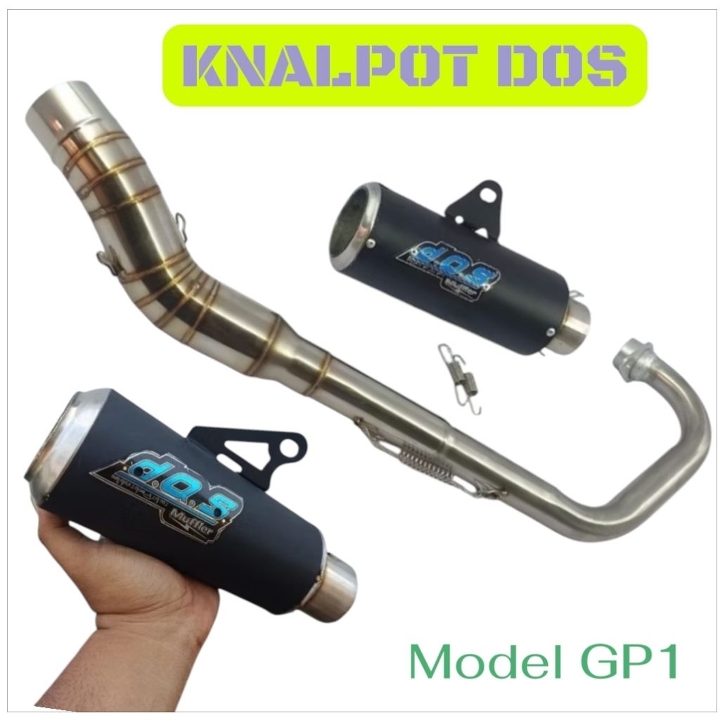 knalpot DOS JUPITER MX king knalpot DOS black coting Jupiter MX king