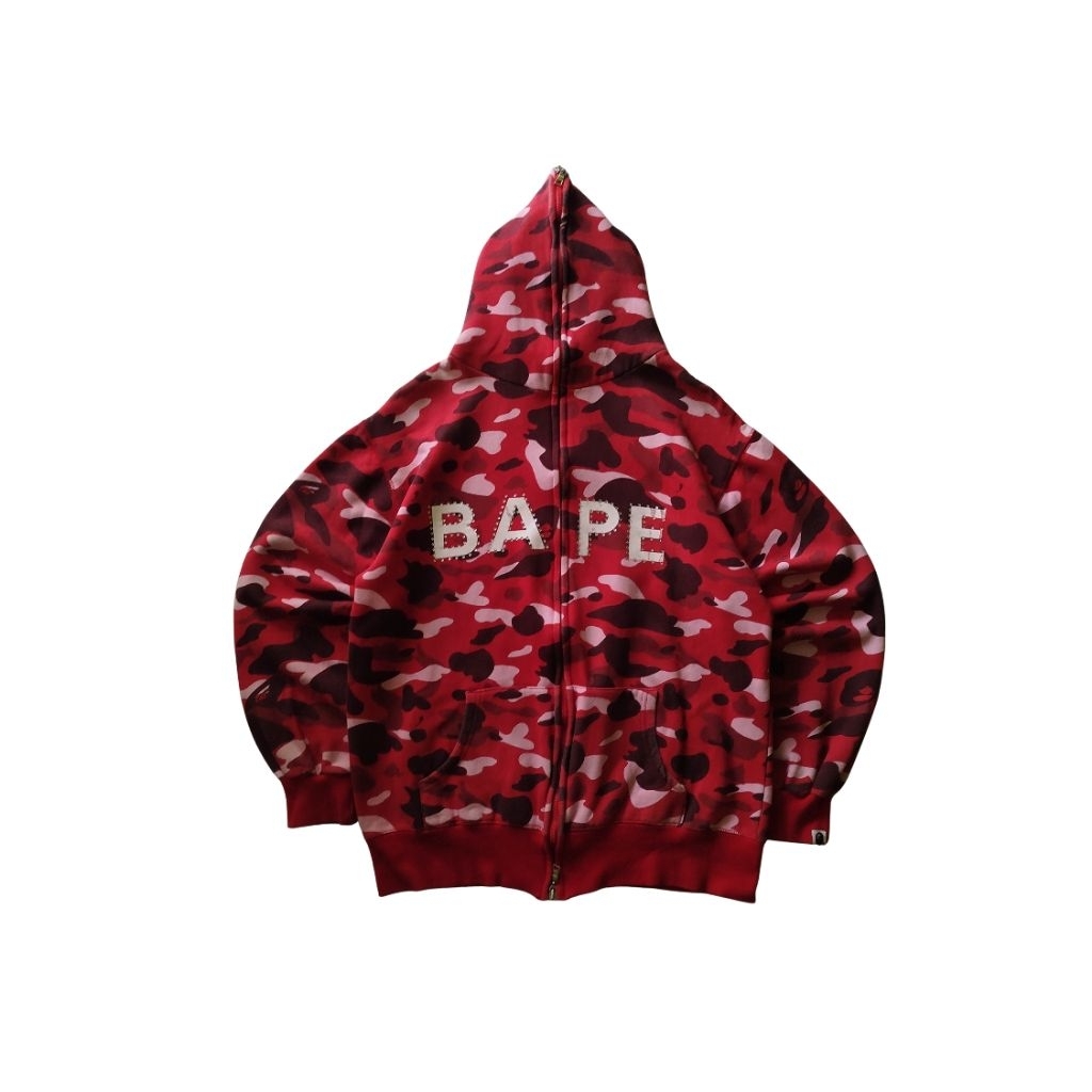 A Bathing Ape (BAPE) Camo Swarovski Full Zip Hoodie