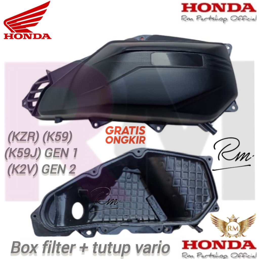 gen 1 gen 2 cover tutup box filter tutup box filter Vario 125 fi old techno kzr vario 125 150 k59 k5