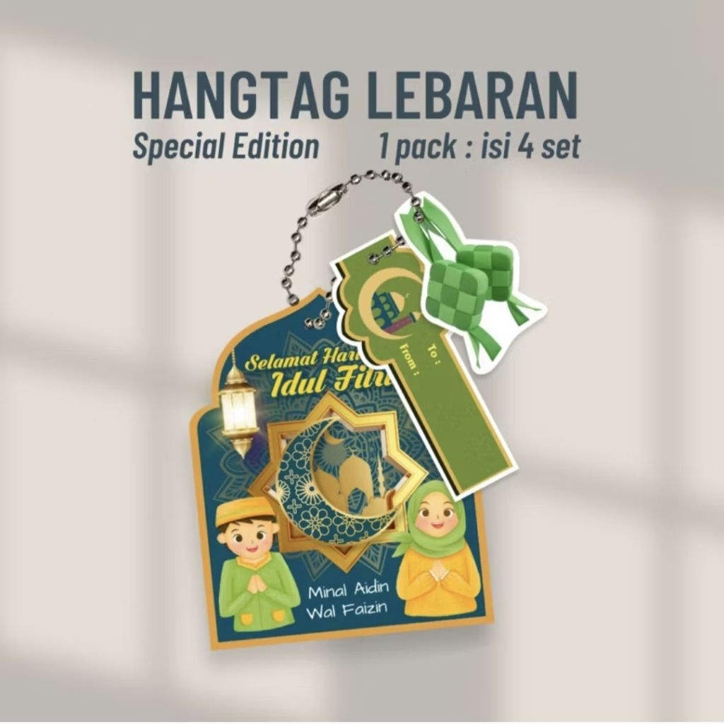 Hang Tag Thank You Card IDUL FITRI LEBARAN