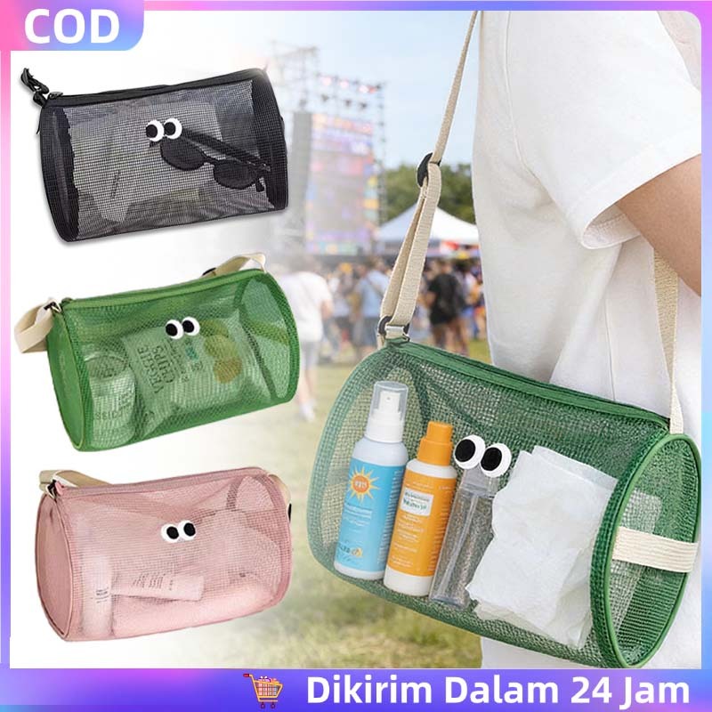 Tas Jaring Alat Selam Multifungsi Kain Jaring Menawan Tas Jaring Selempang Tali Bahu Yang Dapat