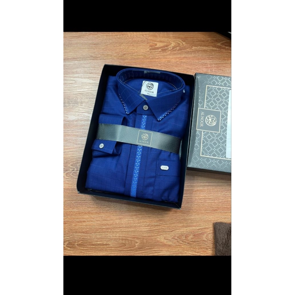 Jubah gamis Al Noor kerah manset premium