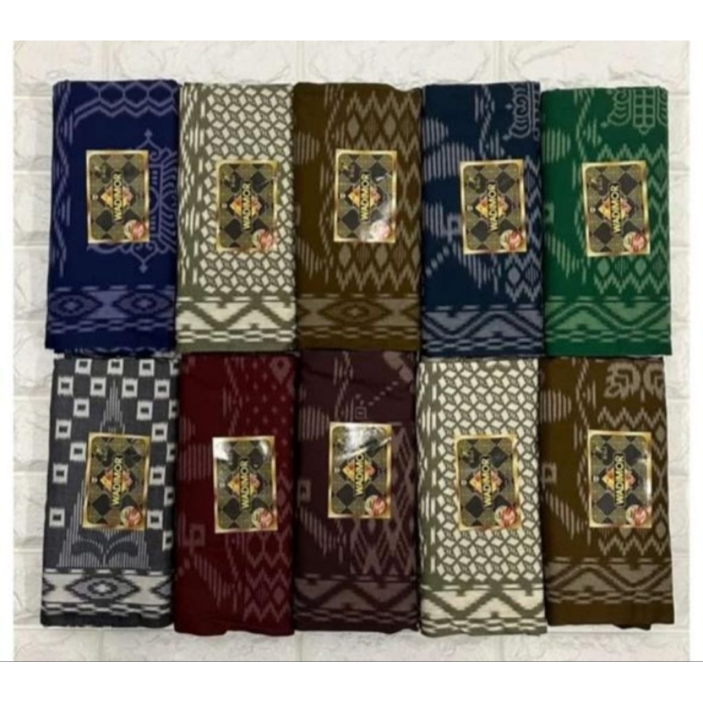 Sarung Wadimor Motif Bali Wadimor Kembang Wadimor Tenun Wadimor Sonket