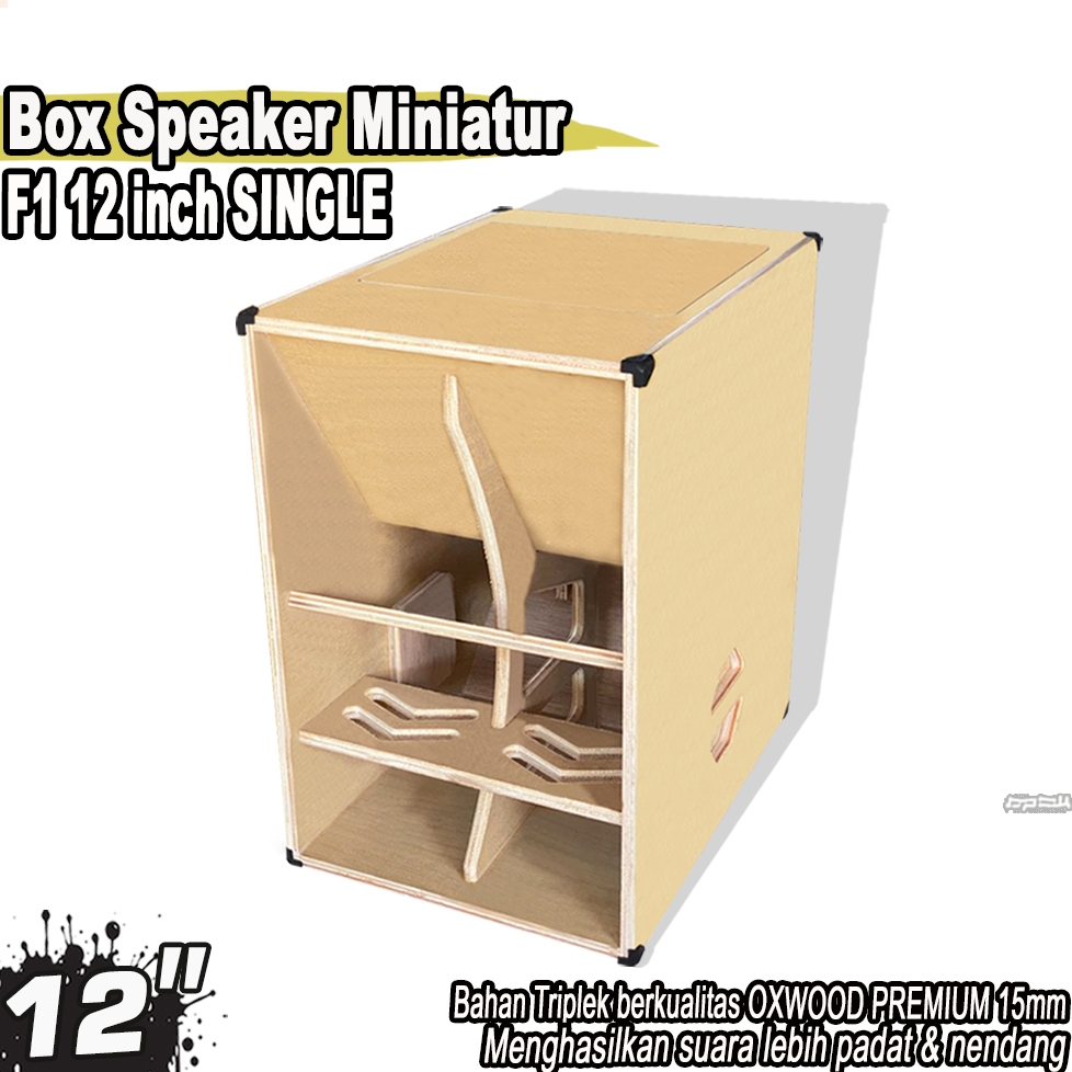 Box Speaker Miniatur F1 12 INCH SINGLE