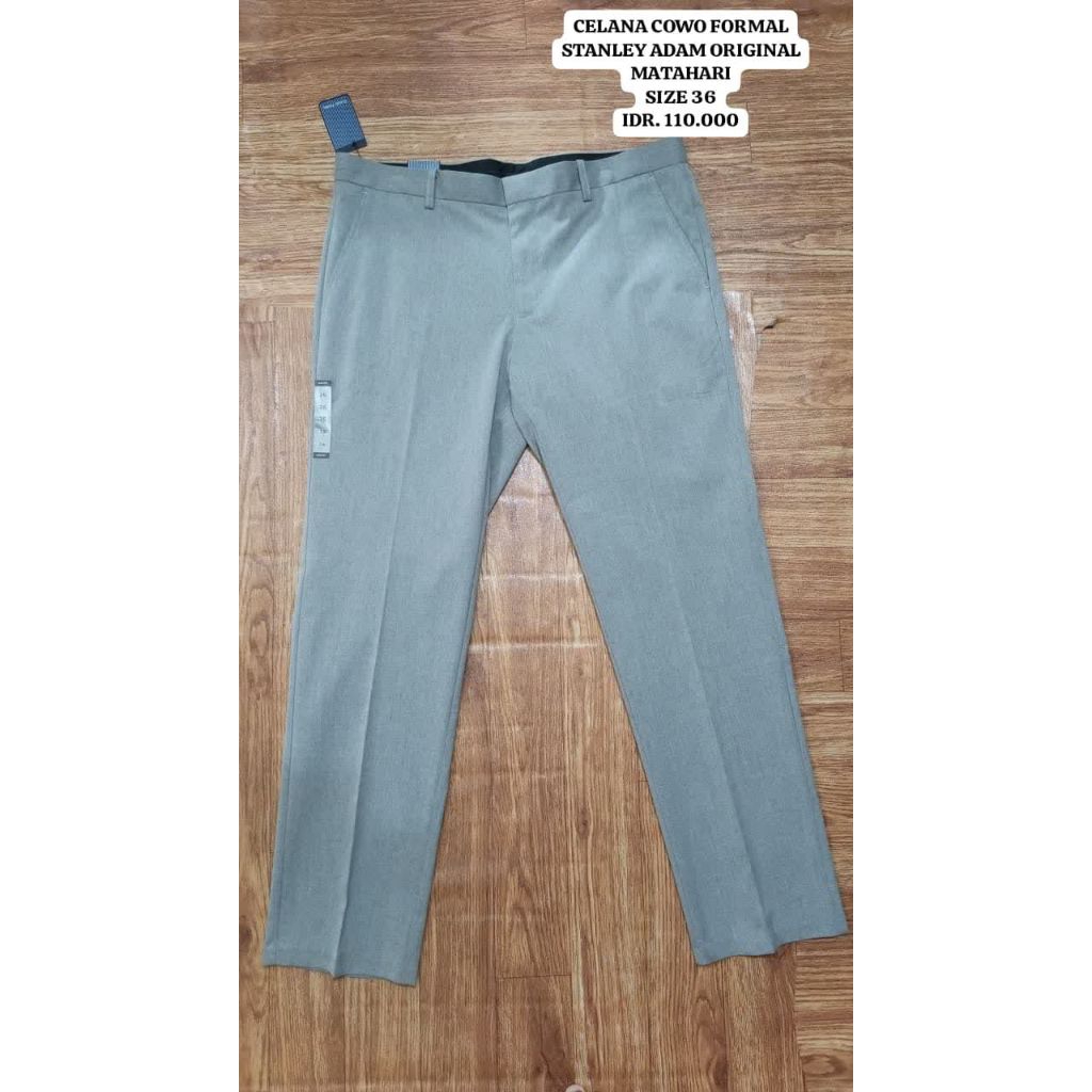 Celana Cowo Formal Stanley Adam Original Matahari