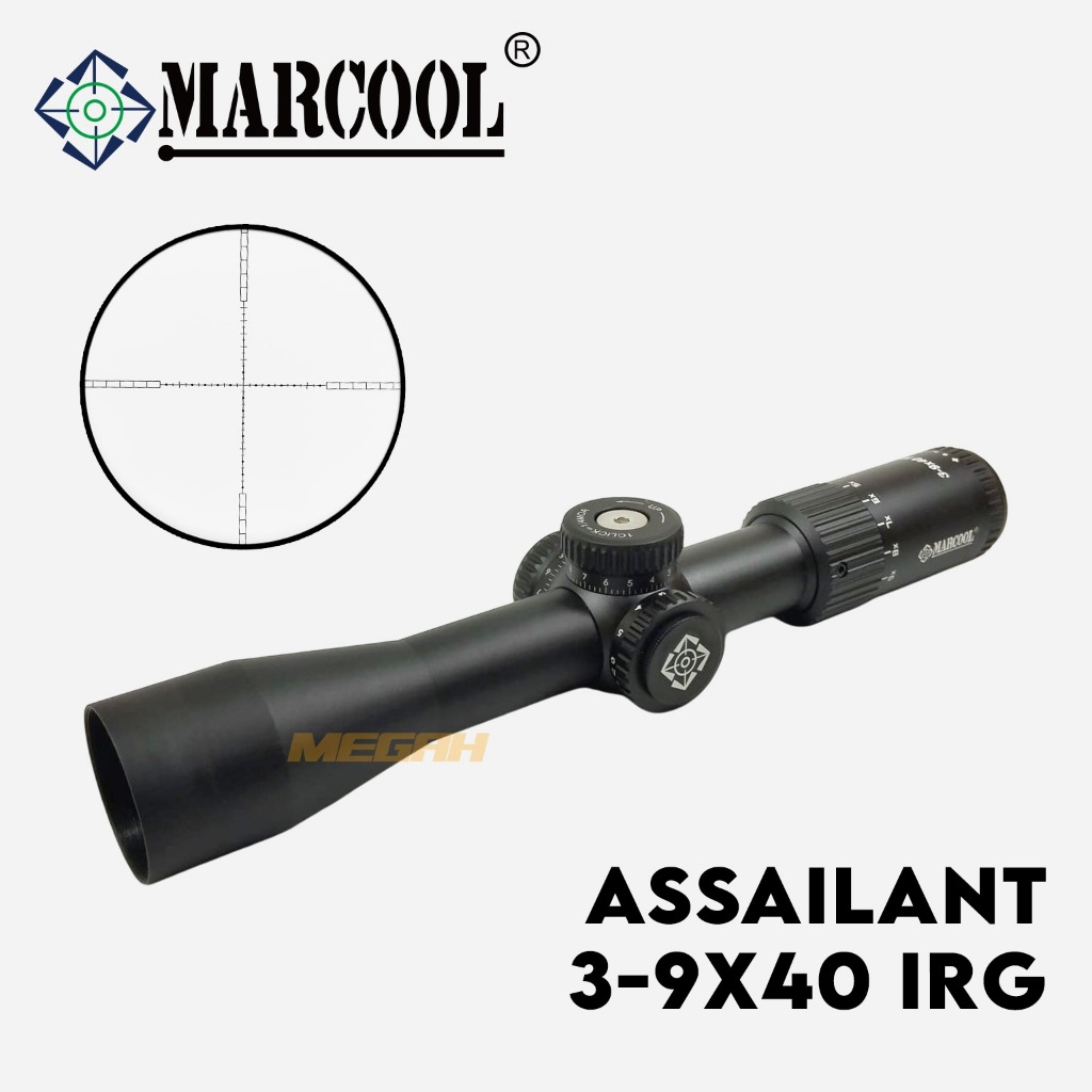 Teleskop Marcool 3-9x40 Ir Dengan Lampu