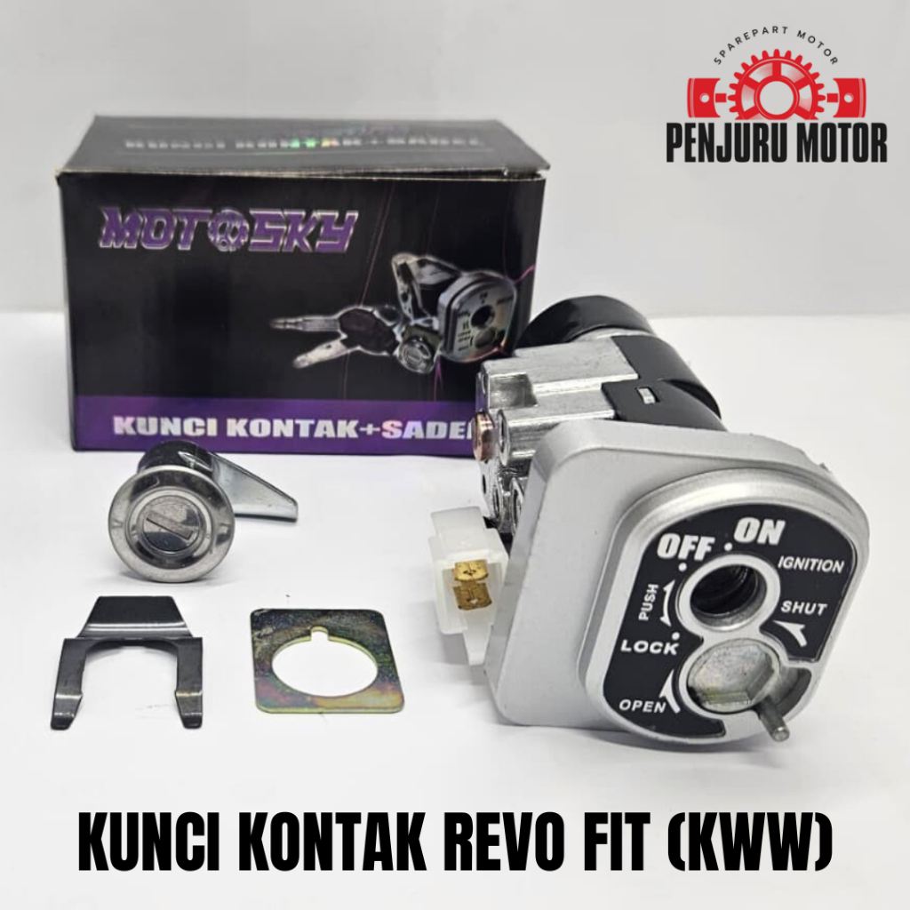 Kunci Kontak Assy Revo Fit KWW - Kunci Kontak Set Revo Fit Motosky