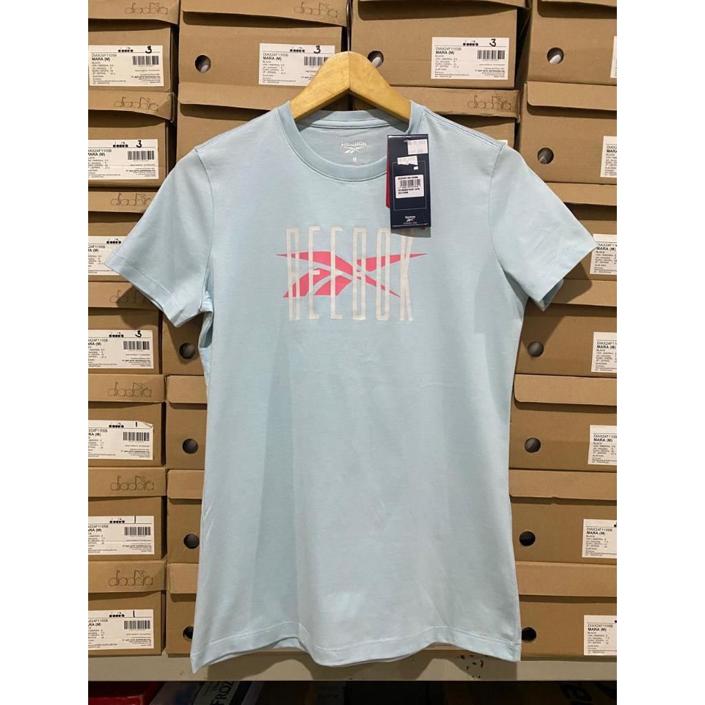 Reebok Women T-shirt REEX4WT1104L Kaos Wanita Original