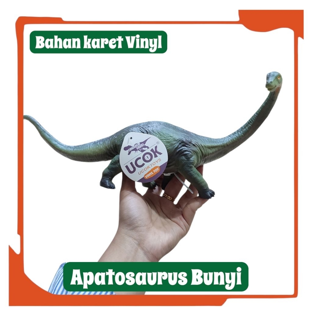 Mainan Figure Dino Apatosaurus Bunyi Dinosaurus Karet