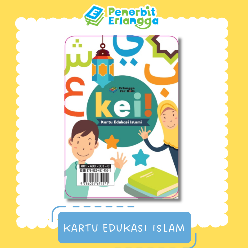 [Erlangga Official] Kartu Edukasi Anak: Kartu Edukasi Islami