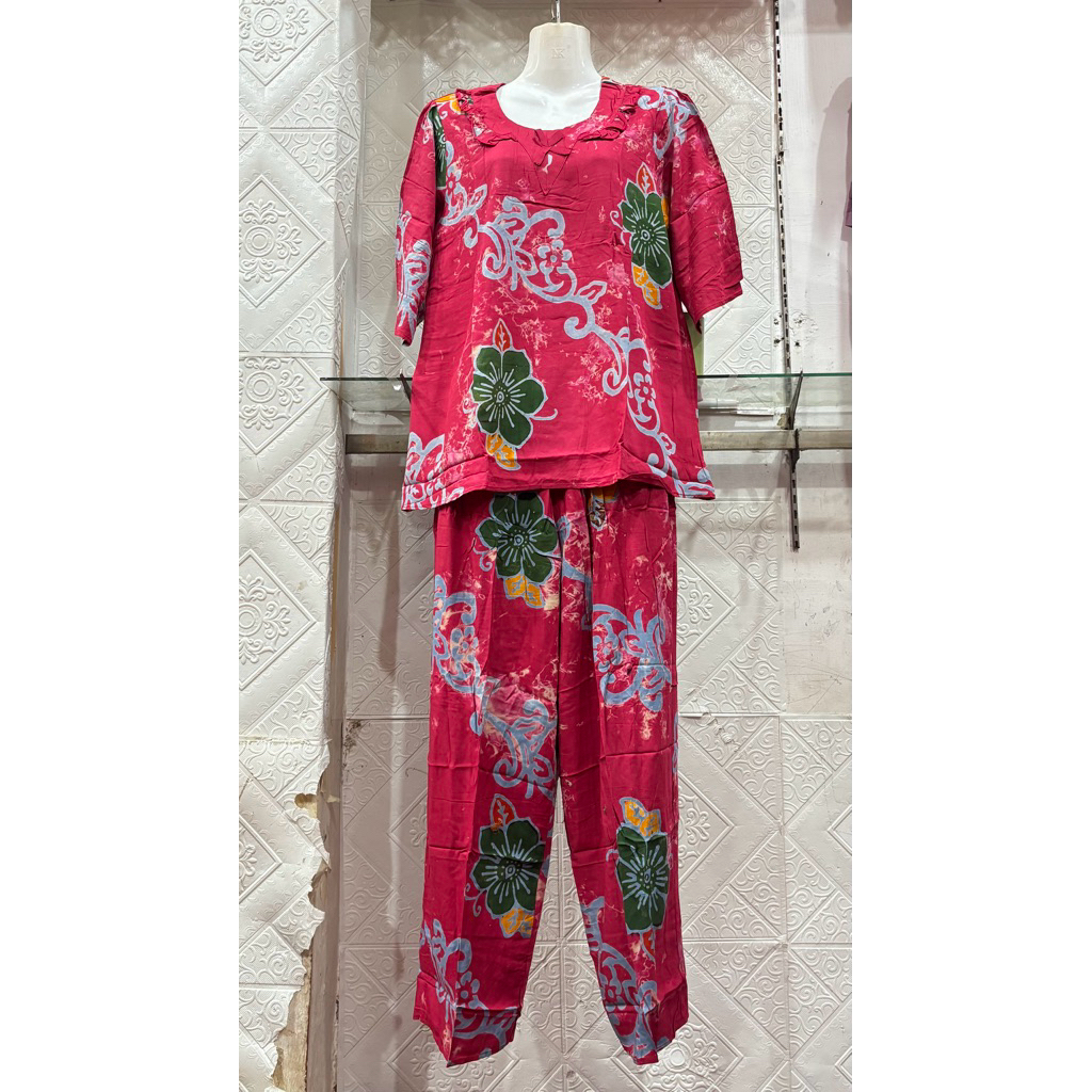 STELAN CELANA PANJANG BATIK ALVIN  UKURAN ABG TANGAN 3/4