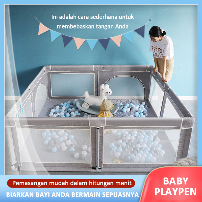 Pagar Bayi Bermain Pagar Mainan Anak Baby Playpen Pagar Bayi Mandi Bola Anak Playpen Pagar Bayi
