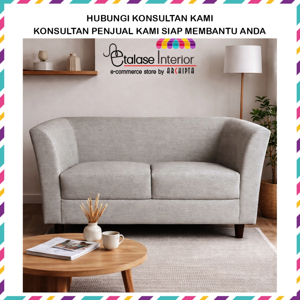 Archipta - Kursi Tamu Sofa 1-2 Dudukan/ Seater - Nigata (S) Minimalis