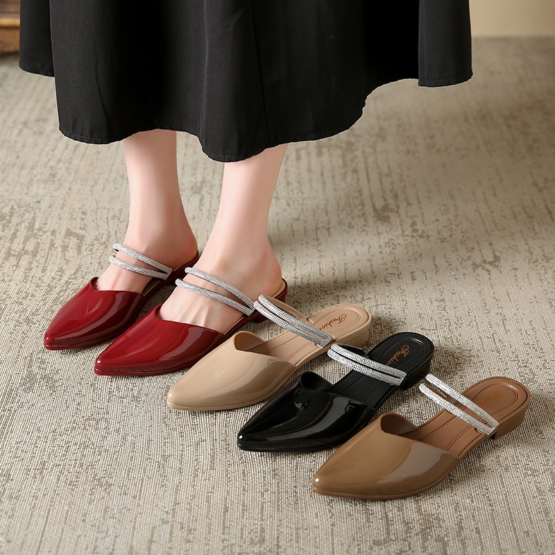 Sepatu Karet Wanita Dewasa FlatshoesKaret Jelly Sepatu Flatshoes Wanita PitaPremium 36-40 Sandals