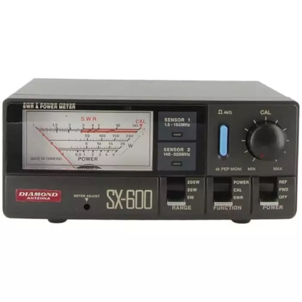 SWR dan Power Meter Diamond SX-600 Original Alat Ukur Antena HT dan Radio Rig Mobile