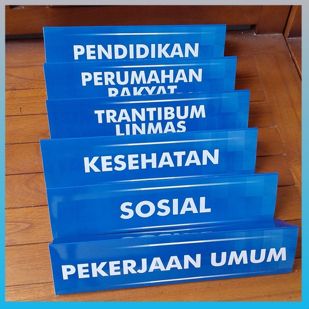 Paket Papan Meja Posyandu 6 SPM | Papan Posyandu 6 Standar Pelayanan Minimal