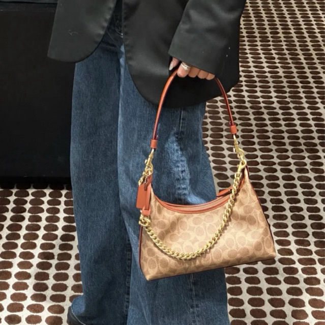 TAS SLEMPANG WANITA SLING BAG CH JULIET SHOULDER BAG 25 IN SINGNATURE CANVAS BAG