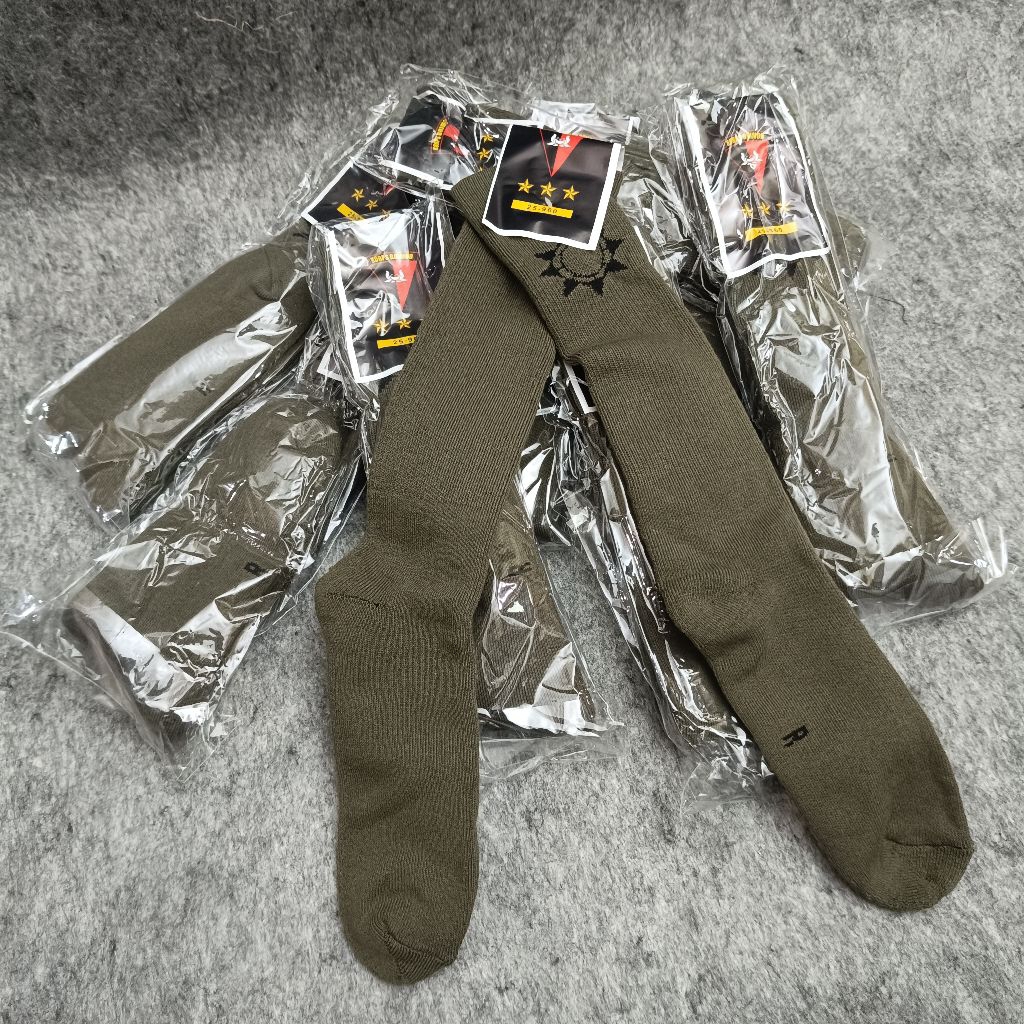 Kaos Kaki PDL Hijau BRIMOB 2025 / Kaos Kaki PDL Hijau BRIMOB / Kaos Kaki Hijau BRIMOB