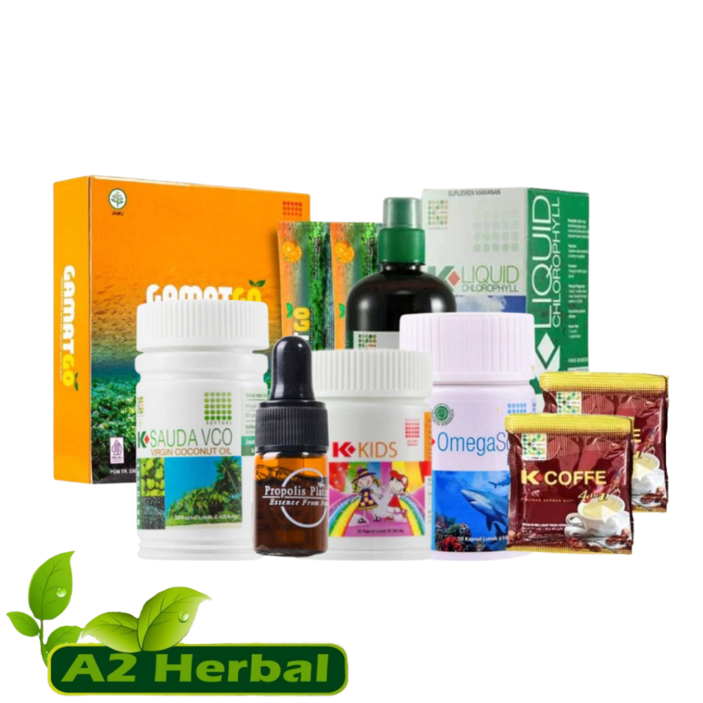 Klorofil Klink Original 500 Ml | K-LINK Suplemen Kesehatan | Propolis Platinum | Omega Squa | VCO K-