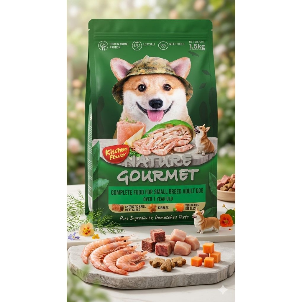 Nature Gourmet makanan anjing premium