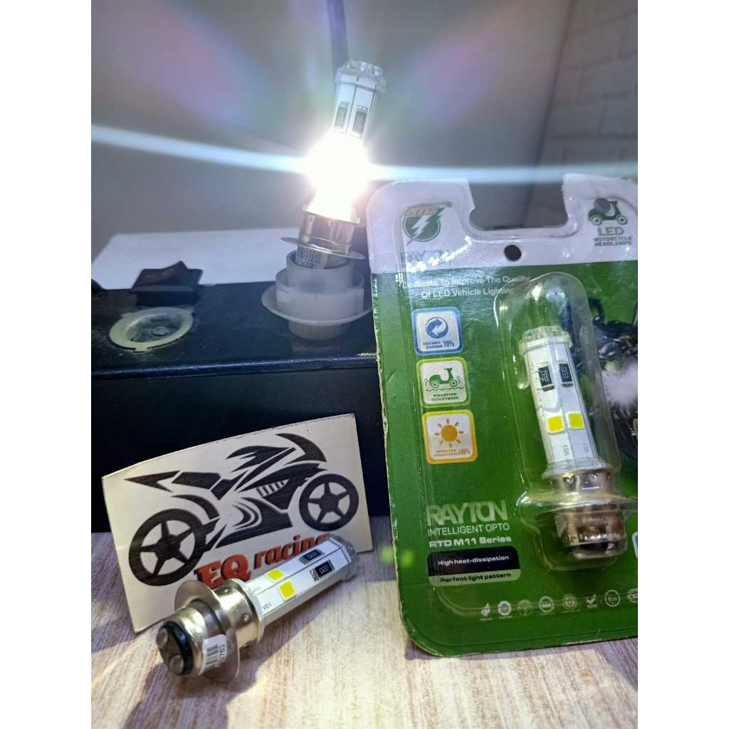 Lampu depan LED 4 sisi RTD motor bebek dan matic