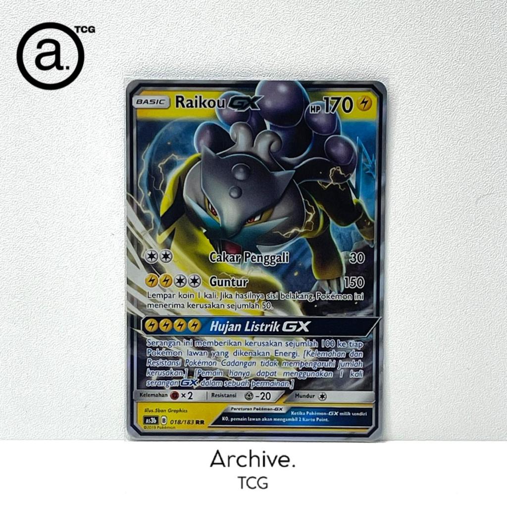 Raikou GX (018/183) Pokemon Indonesia ~ Bayangan Tersembunyi (Set B) AS3B