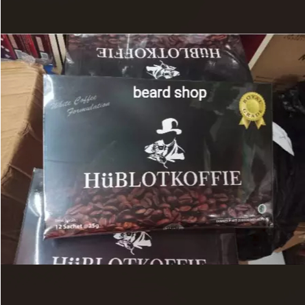 Hublot Koffiee Kopi Jintan Hitam 12 Sachet Kopi Herbal Stamina Pria Wanita