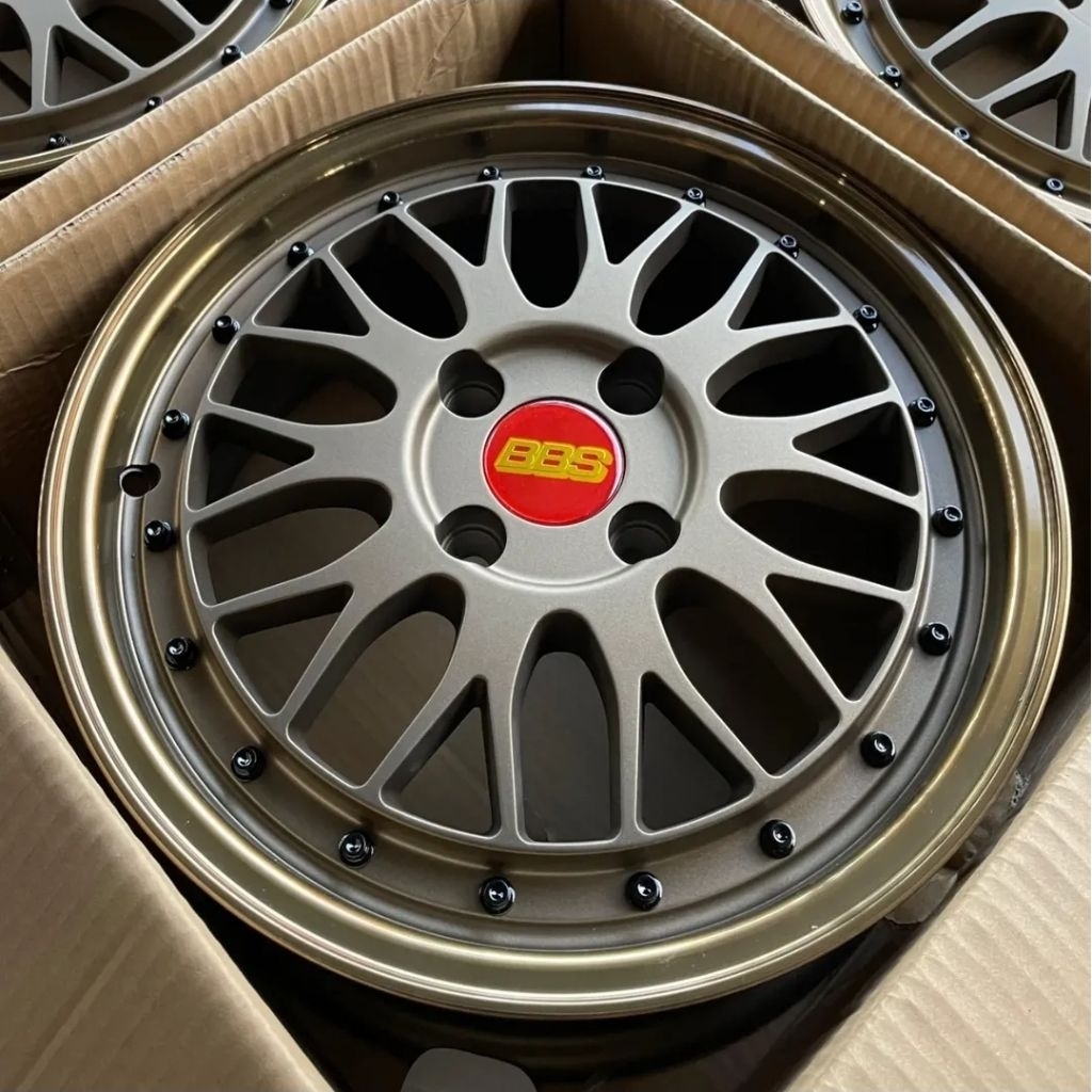 Velg BBS LM ring 15x65 hole 4x100 offset 40-44 rally bronze