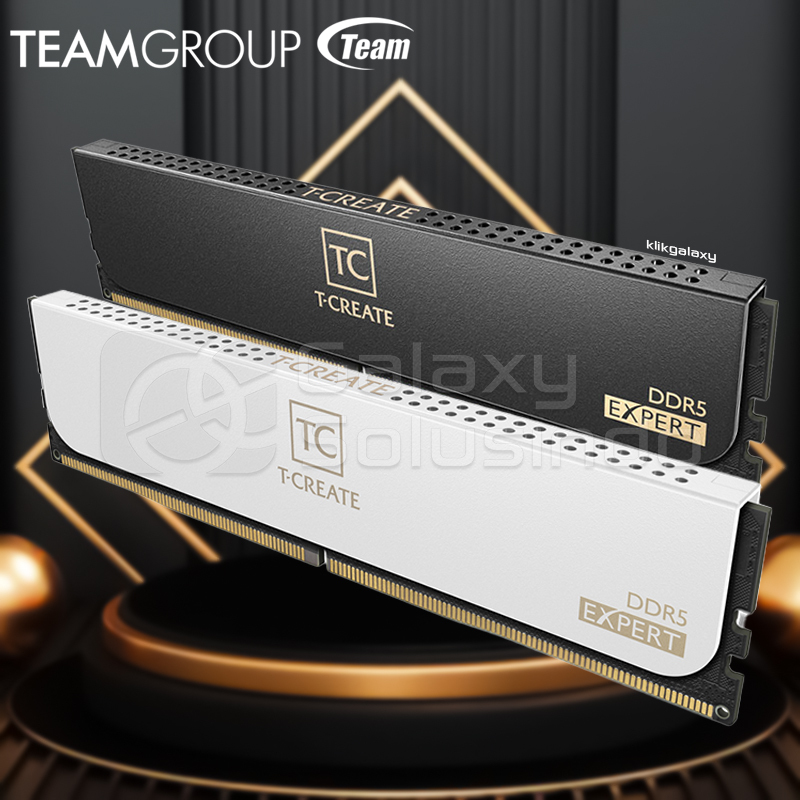 TEAM T-CREATE EXPERT (2x16) 32GB DDR5 kit 6000Mhz - Black / White Memory RAM - MG