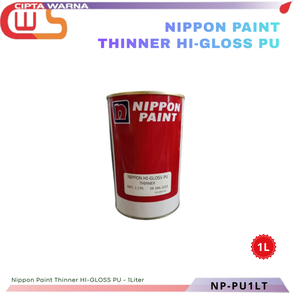 Nippon Paint Thinner HI-GLOSS PU - 1Liter
