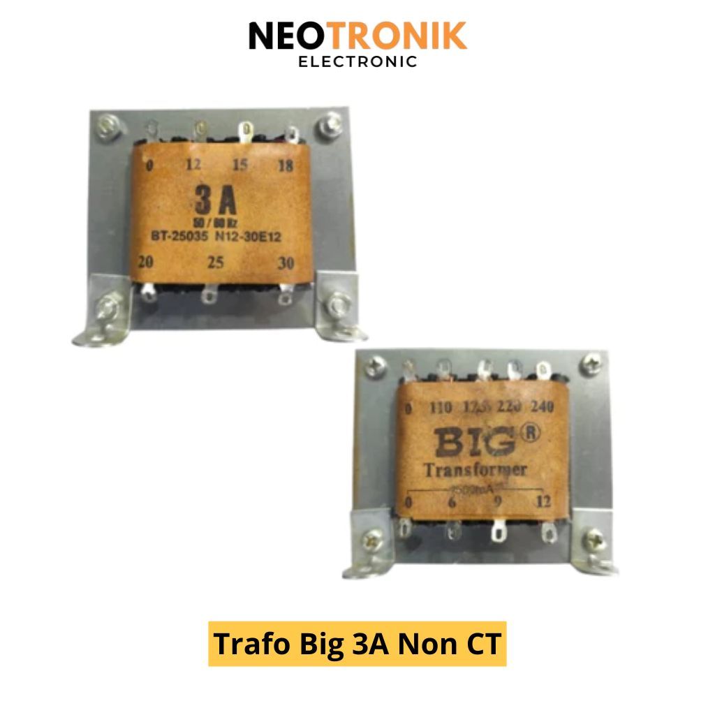 Trafo BIG 3A NON CT 0-30V
