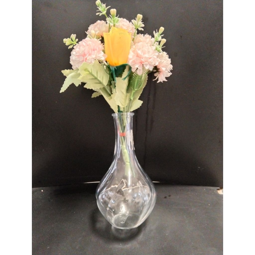 Pot Bunga IKEA + Bunga Plastik Preloved like New