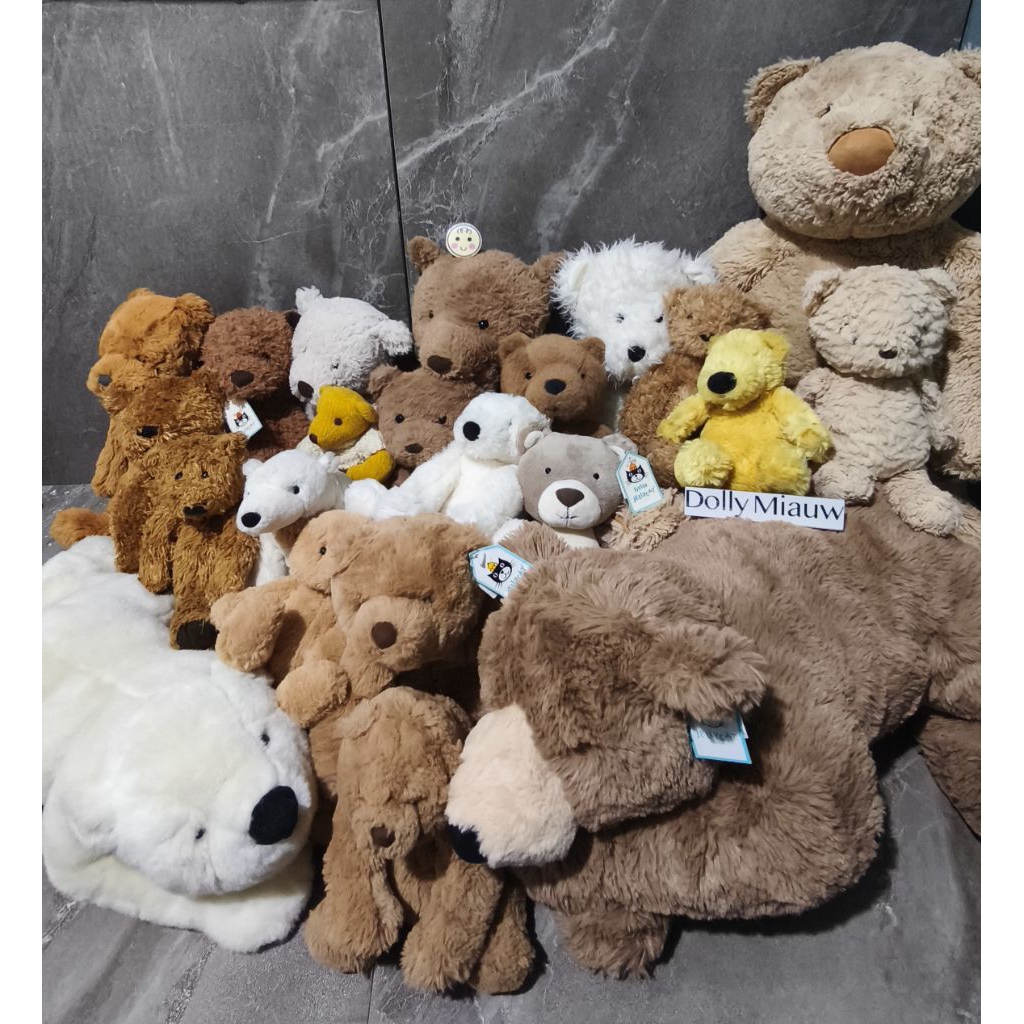 jellycat BEAR and POLAR SERIES VINTAGE AND RARE MARET 2026