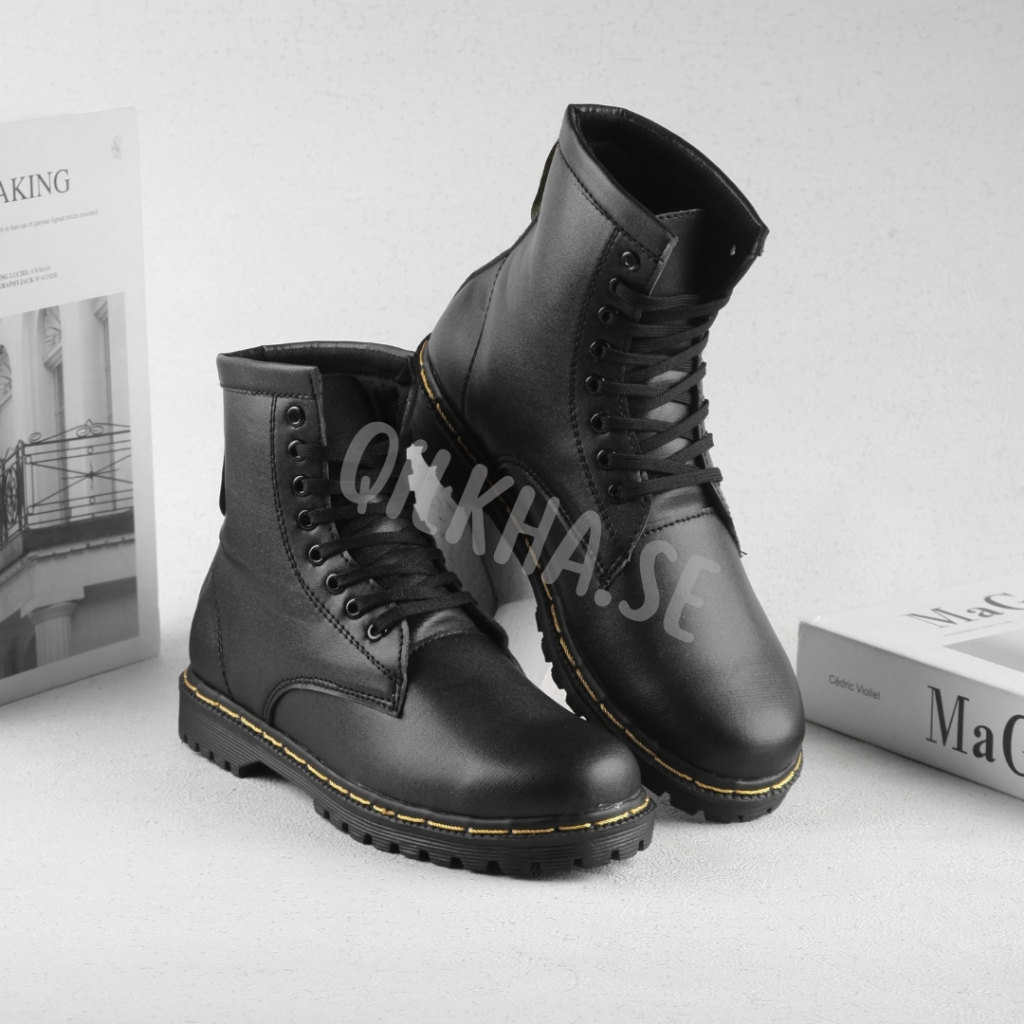 Sepatu Docmrart Pria Dan Wanita eight hole Unisex | Sepatu Boots Dokmar Tinggi Formal,Kerja