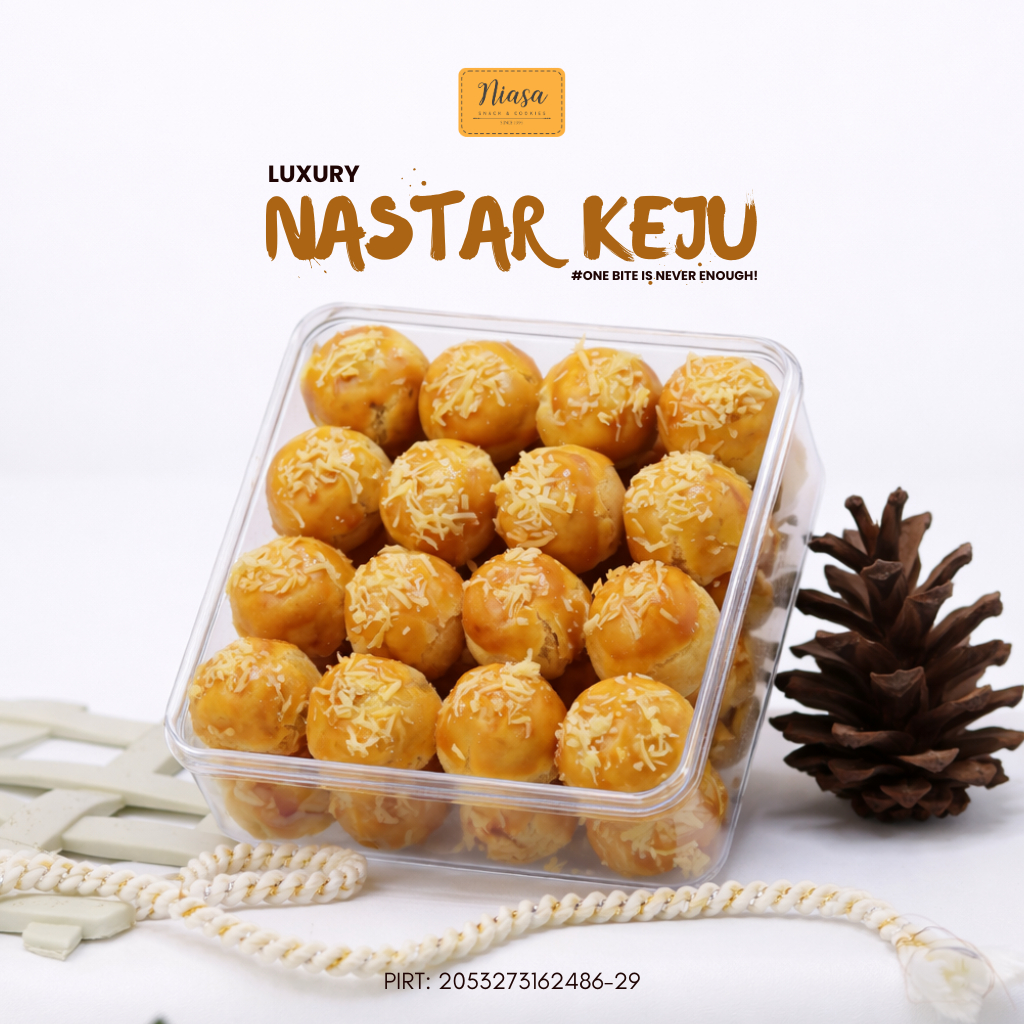 Niasa Cookies - Kue Lebaran Nastar Keju 350g
