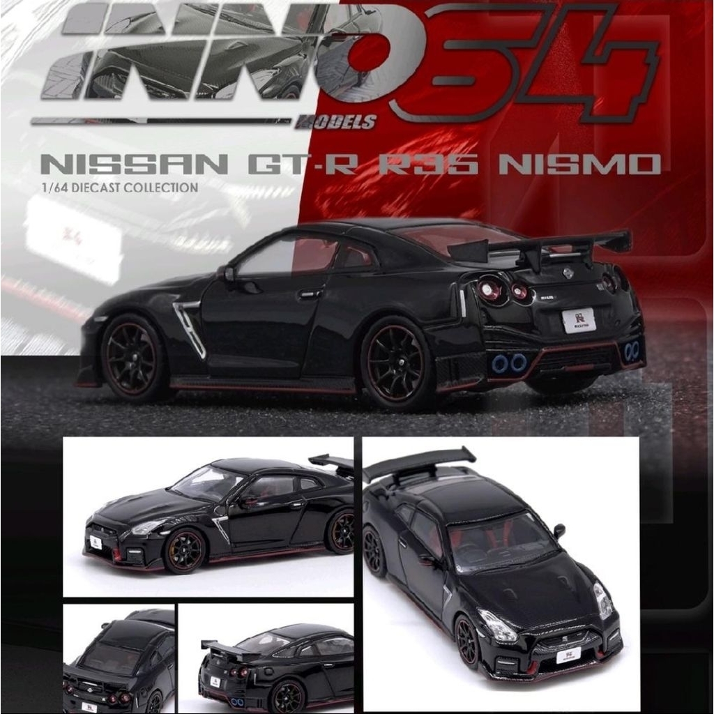 INNO64 NISSAN GT-R R35 NISMO BLACK