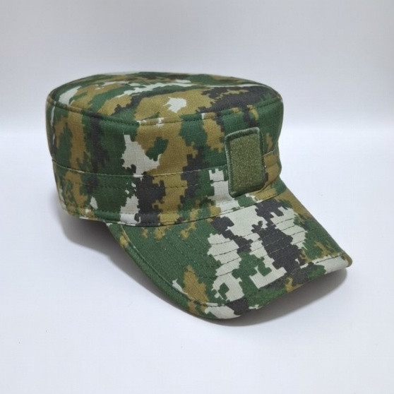 Topi Pet PDL TNI / Topi Pet Ripstop Sage Green  / Jahitan rapi