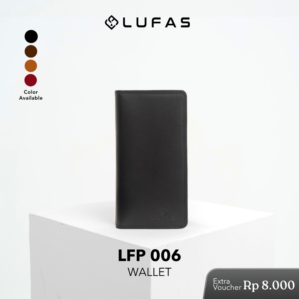 [LFP006 Wallet] LUFAS Dompet Lipat Wanita / Leather Wallet Kulit Sapi Asli Elegan