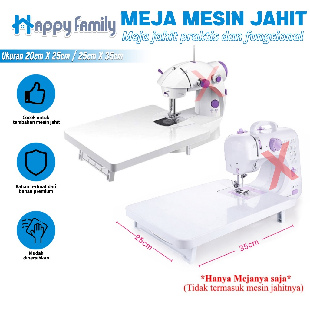 (HF) Meja Mesin Jahit Mini FHSM 202A / Meja Mesin Jahit Portable 505A