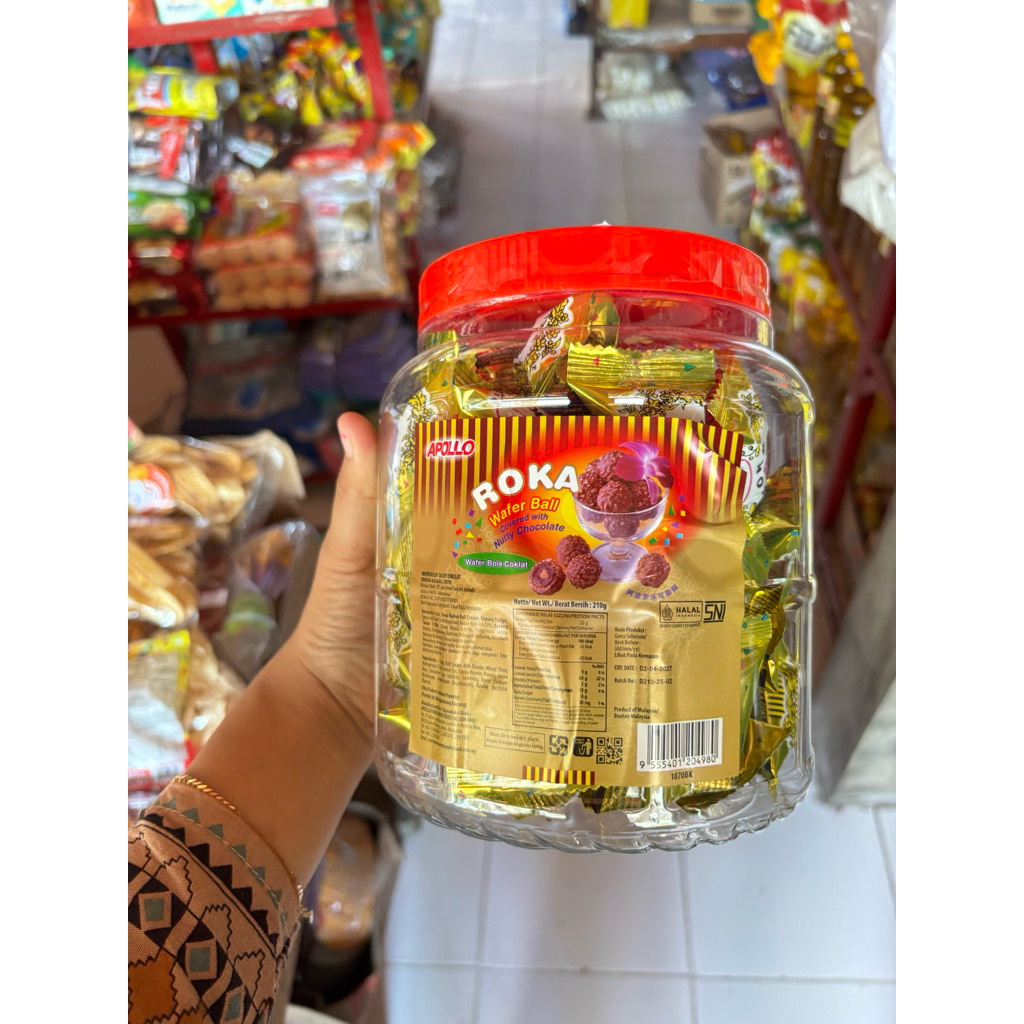 Roka toples /roka wafer renyah/roka wafer coklat
