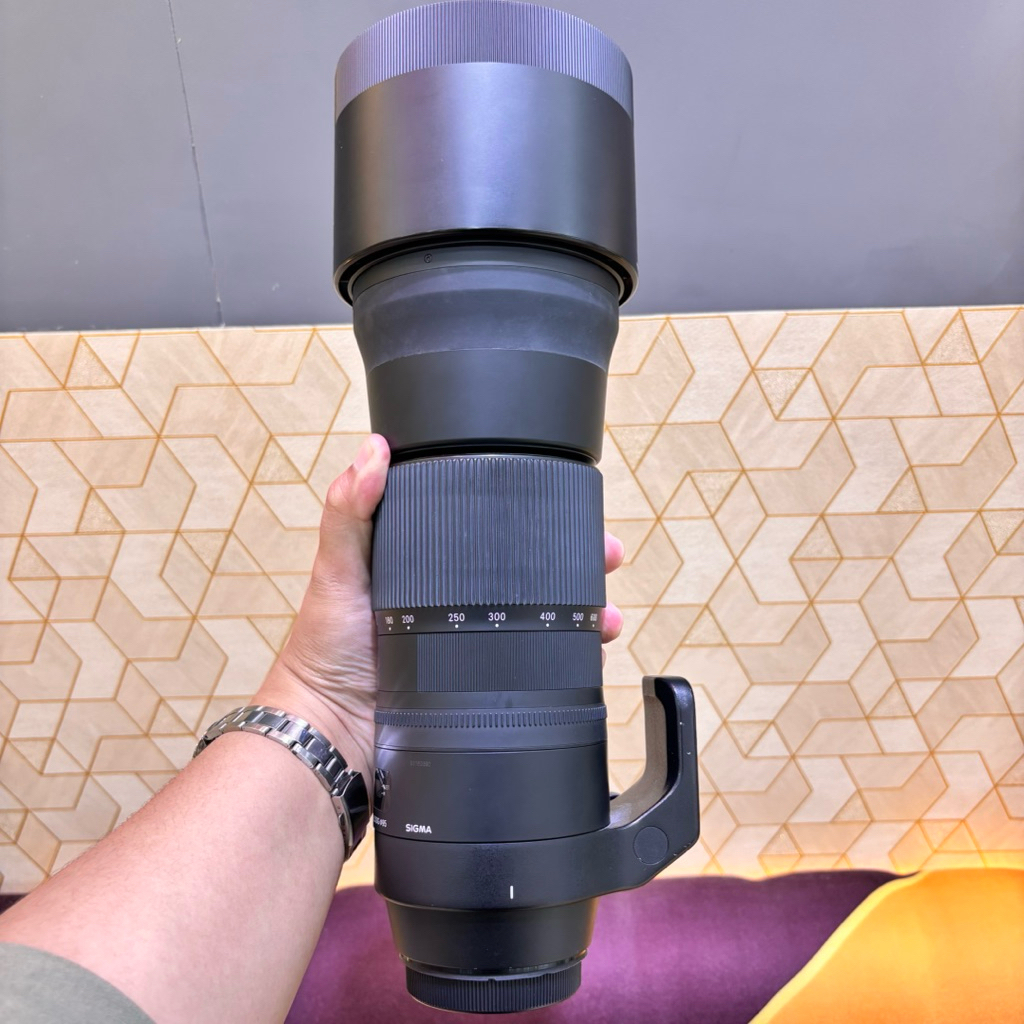 LENSA SIGMA 150-600mm FOR CANON - LENSA TELE SPORT BOKEH - LENSA CANON - BERGARANSI - MULUS