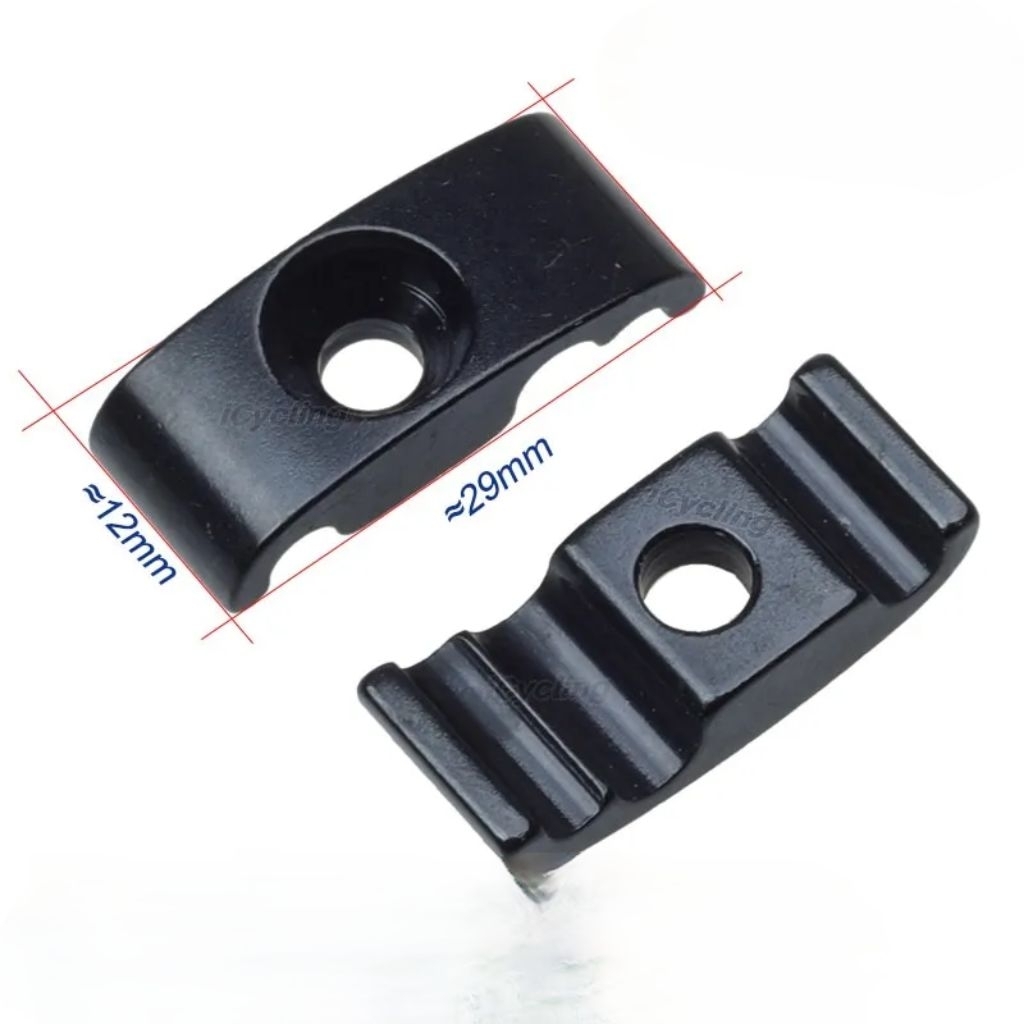 Clamp jalur kabel sepeda isi tiga jalur klem kabel luar rem dan shifter sepeda mtb jadul Federal dan