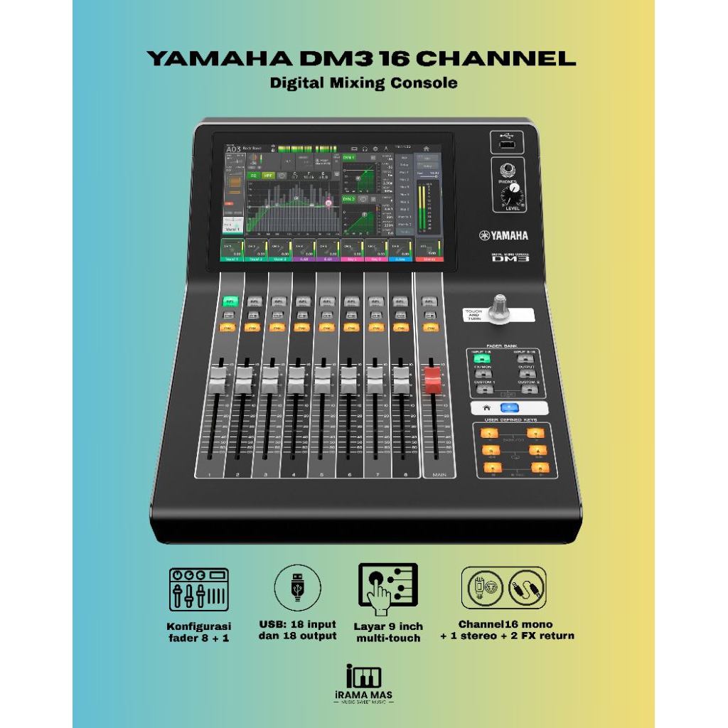 Mixer Yamaha DM3 Digital Mixing Console